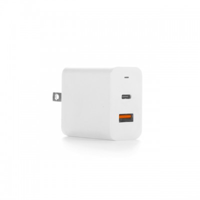 Dual USB Port 18W Type C Fast Wall Charger PD18W and QC3.0 Mobile Phone Battery Power Adapter