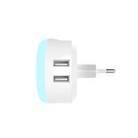 Could be Changing Colors Multiple Led Night Light USB Wall Charger 5V 3.1A Dual USB Charger