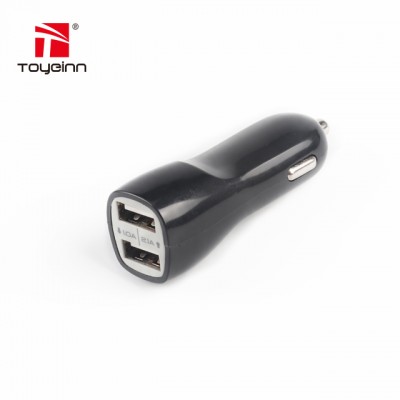 Electric Type Mobile phone Dual usb port car charger shenzhen factory directly