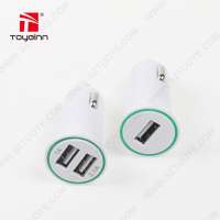 Universal Mini Dual Usb Car Charger 1/2 USB 12V In Car Socket Lighter Car Charger Adapter