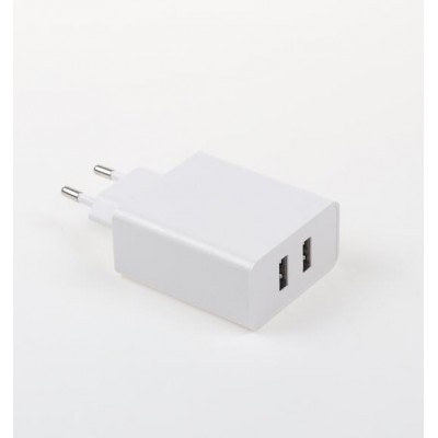 Dual port 24W 2USB wall charger, 5V4.8A smart identify for tablet/Mobile phone,more quick,for travel