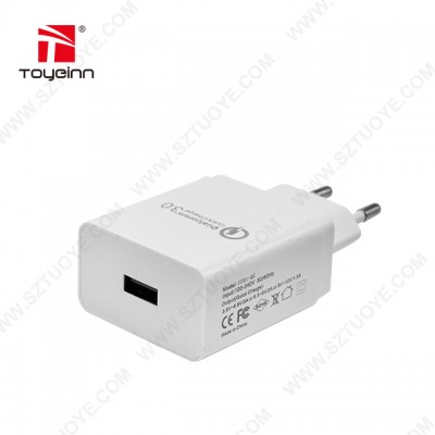 KC Approved 18W Fast Phone Charger Quick Charge 3.0 KC for Korean