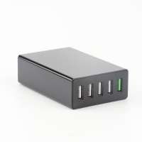 5V10A 5USB with fast QC3.0 charger portable travel charging station,smart for Mobile phone/power bank/ipad