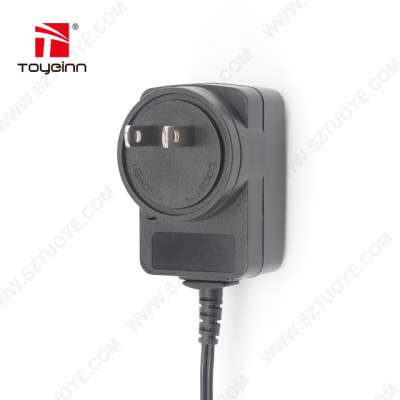 Multi plug 5v 100ma power adapter interchangeable with dc tip 3.5*1.35*10mm ERP RoHS CE approved